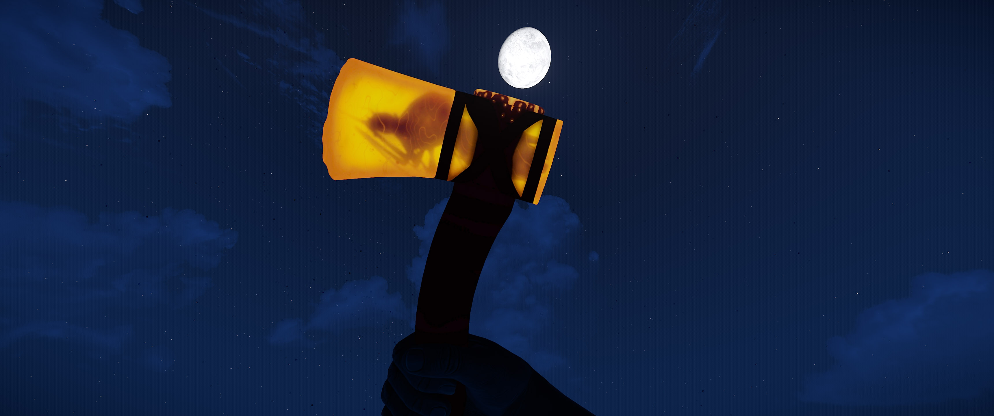 Ancient Amber Hatchet