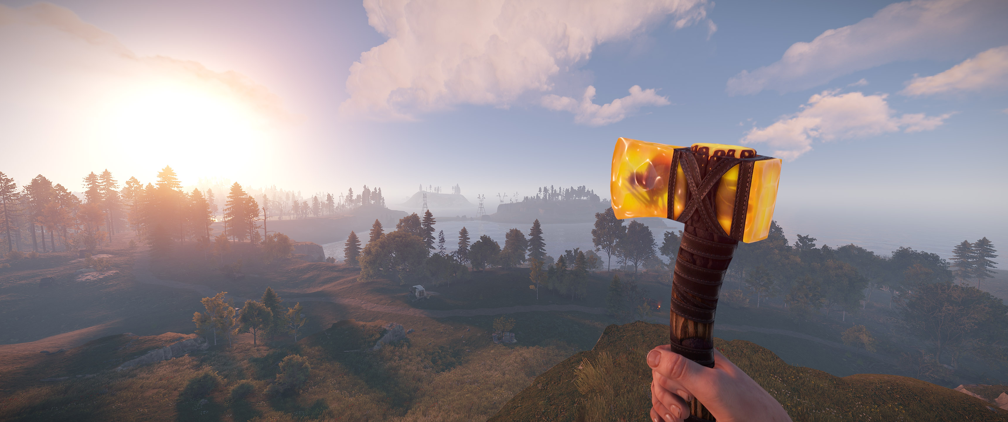 Ancient Amber Hatchet