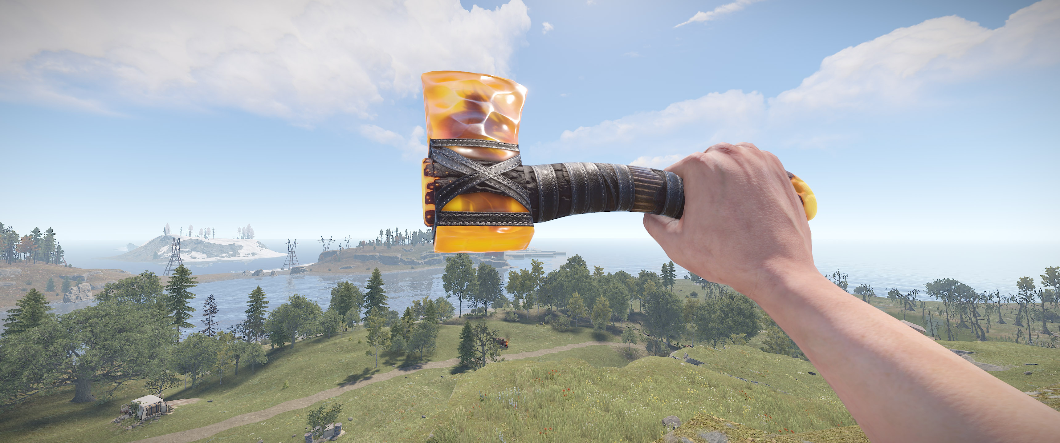 Ancient Amber Hatchet