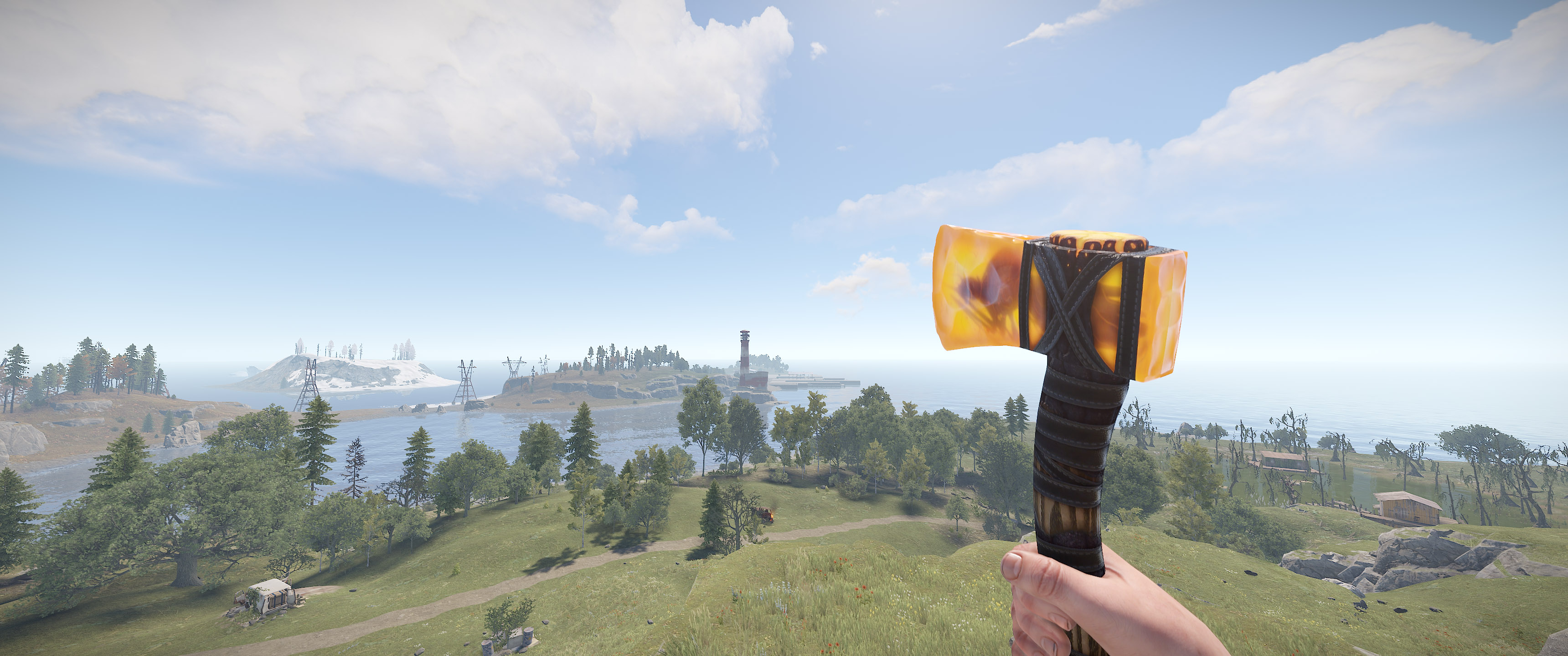 Ancient Amber Hatchet