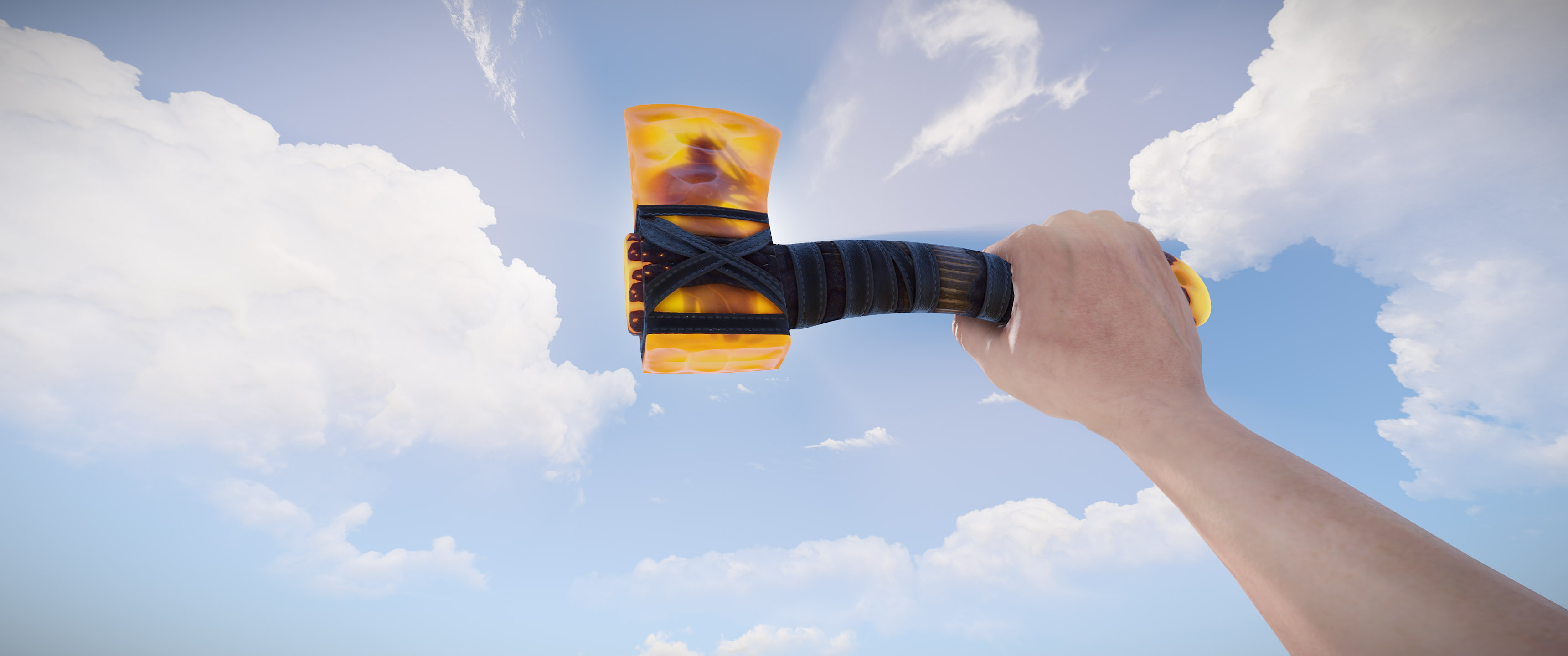 Ancient Amber Hatchet