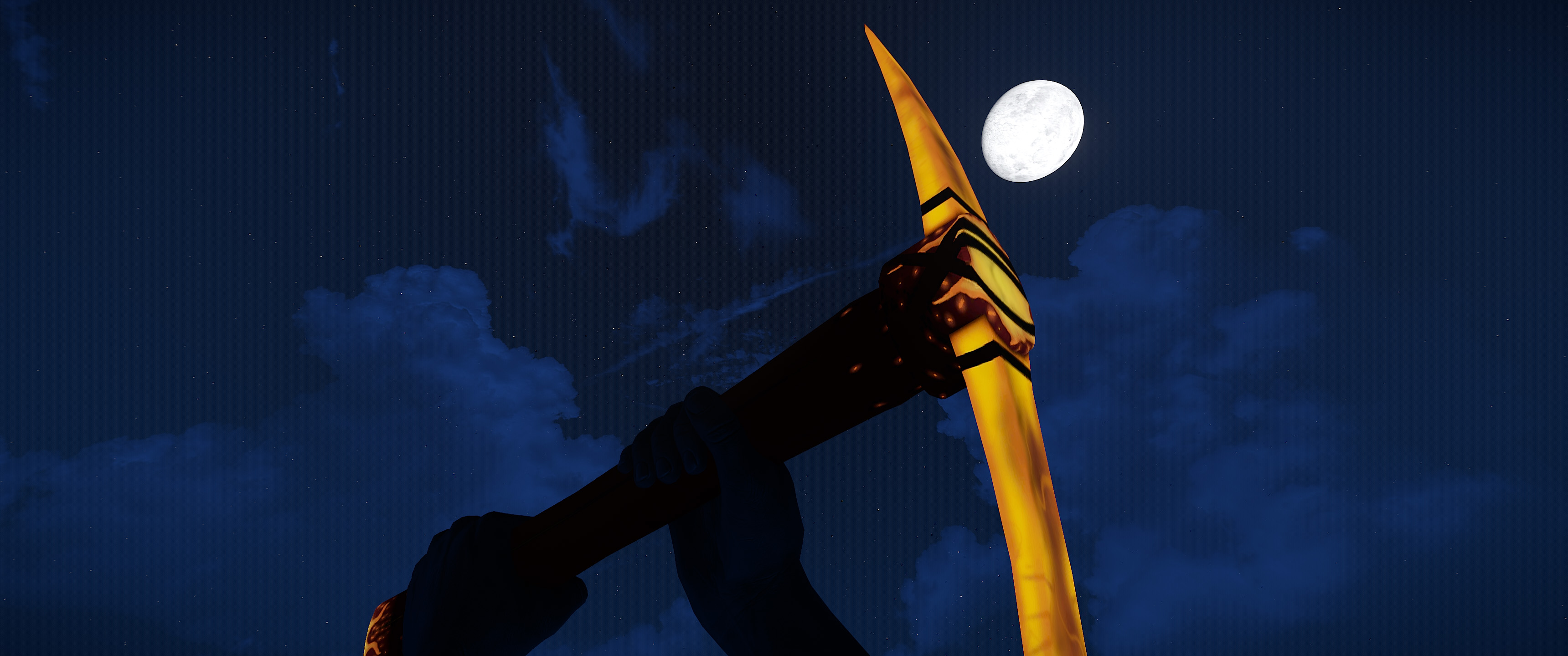 Ancient Amber Pickaxe