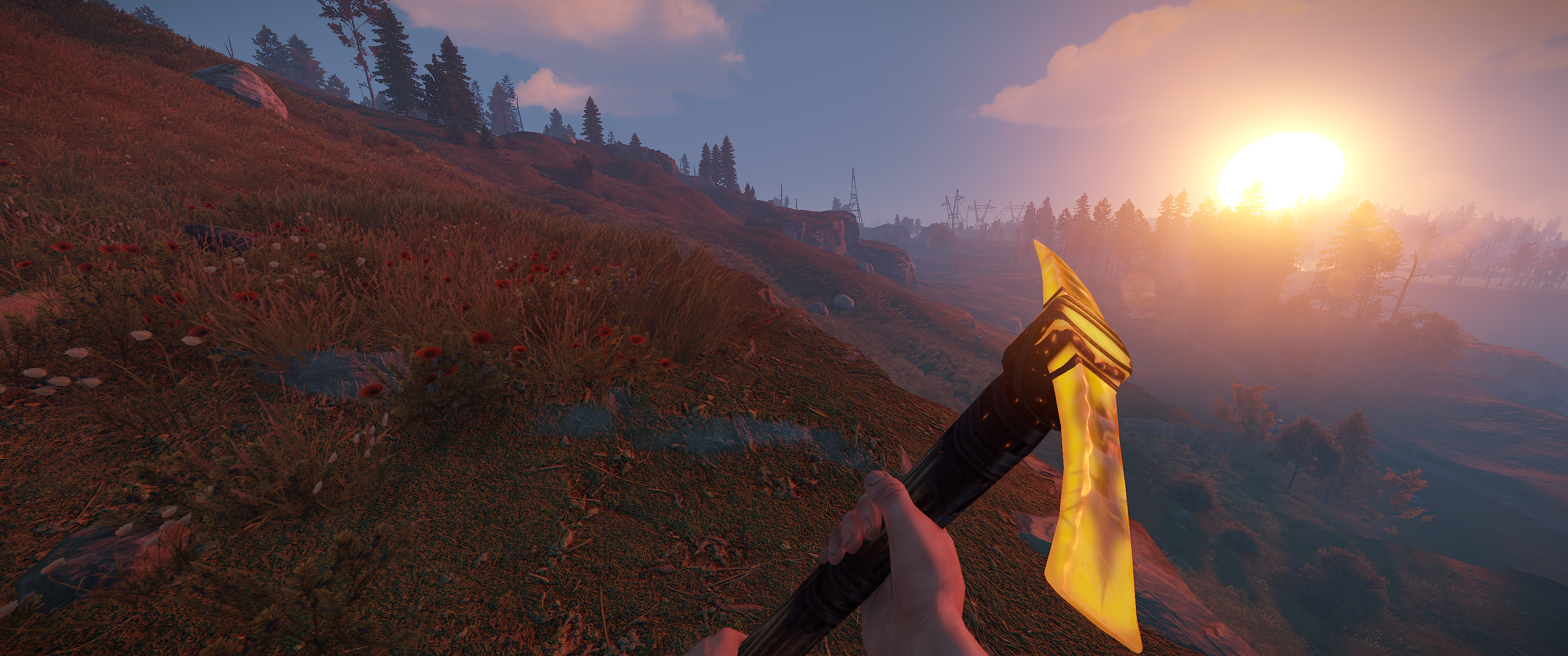Ancient Amber Pickaxe