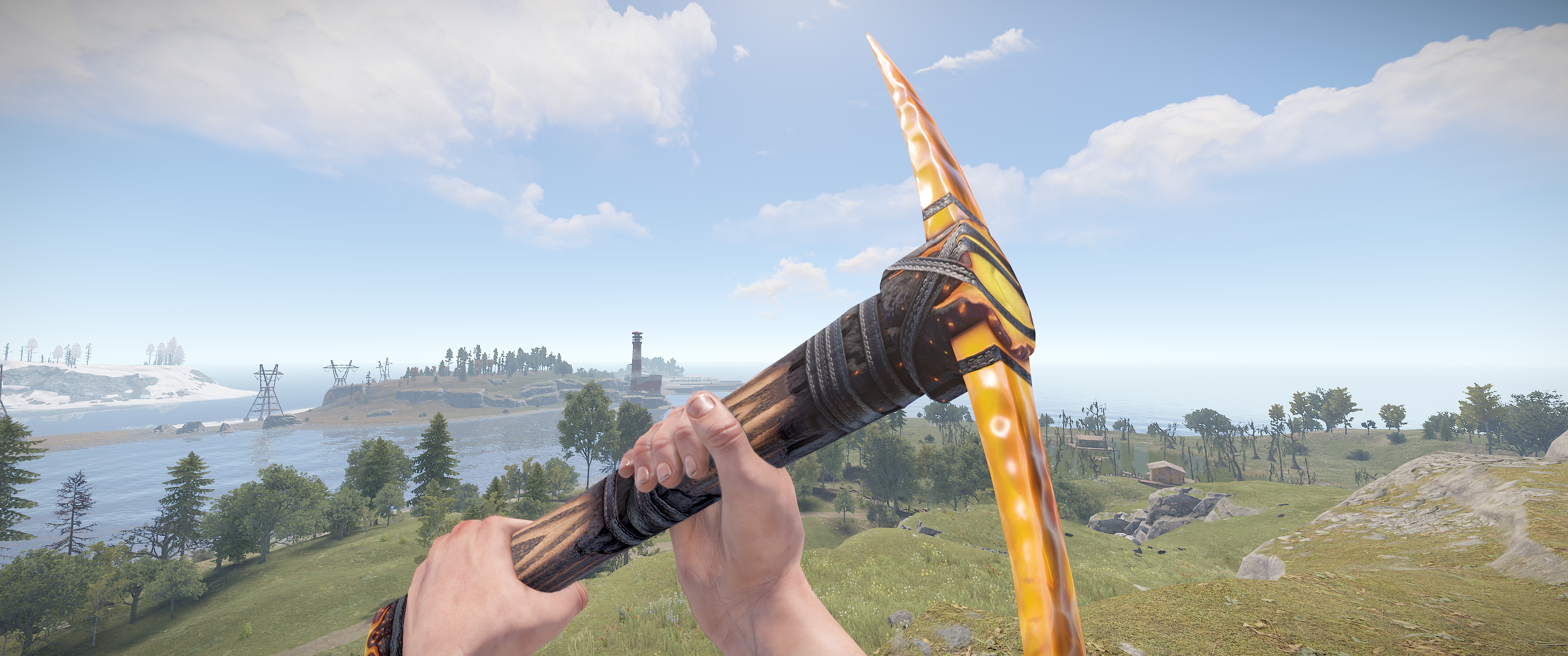 Ancient Amber Pickaxe