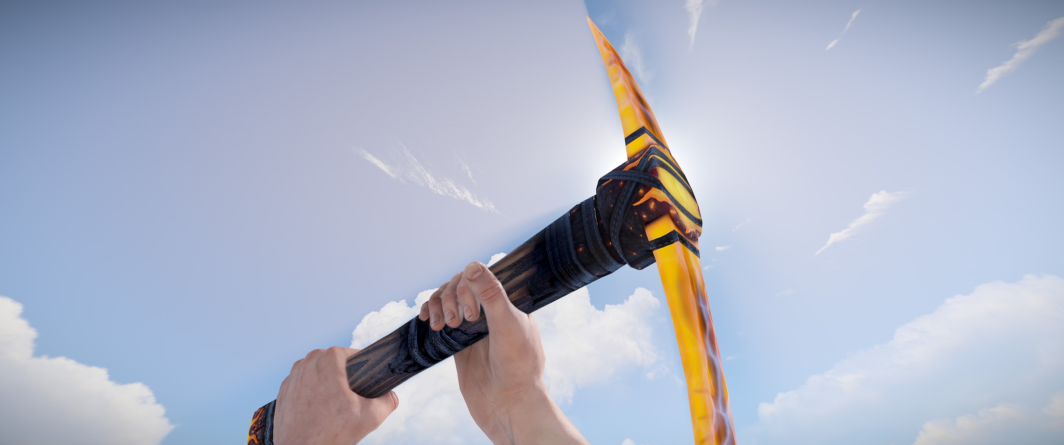 Ancient Amber Pickaxe