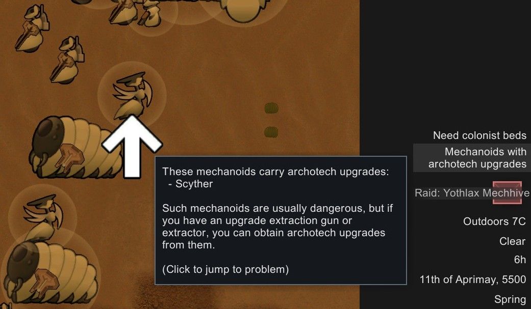 Archotech Mechanoid Upgradges Alert