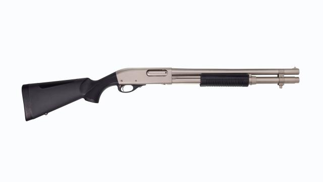 Remington 870 Marine Magnum Script (Chrome Shotgun)