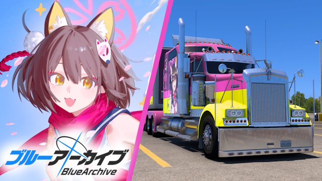 Kenworth W900 Kuda Izuna - Blue Archive [Combo Skin]