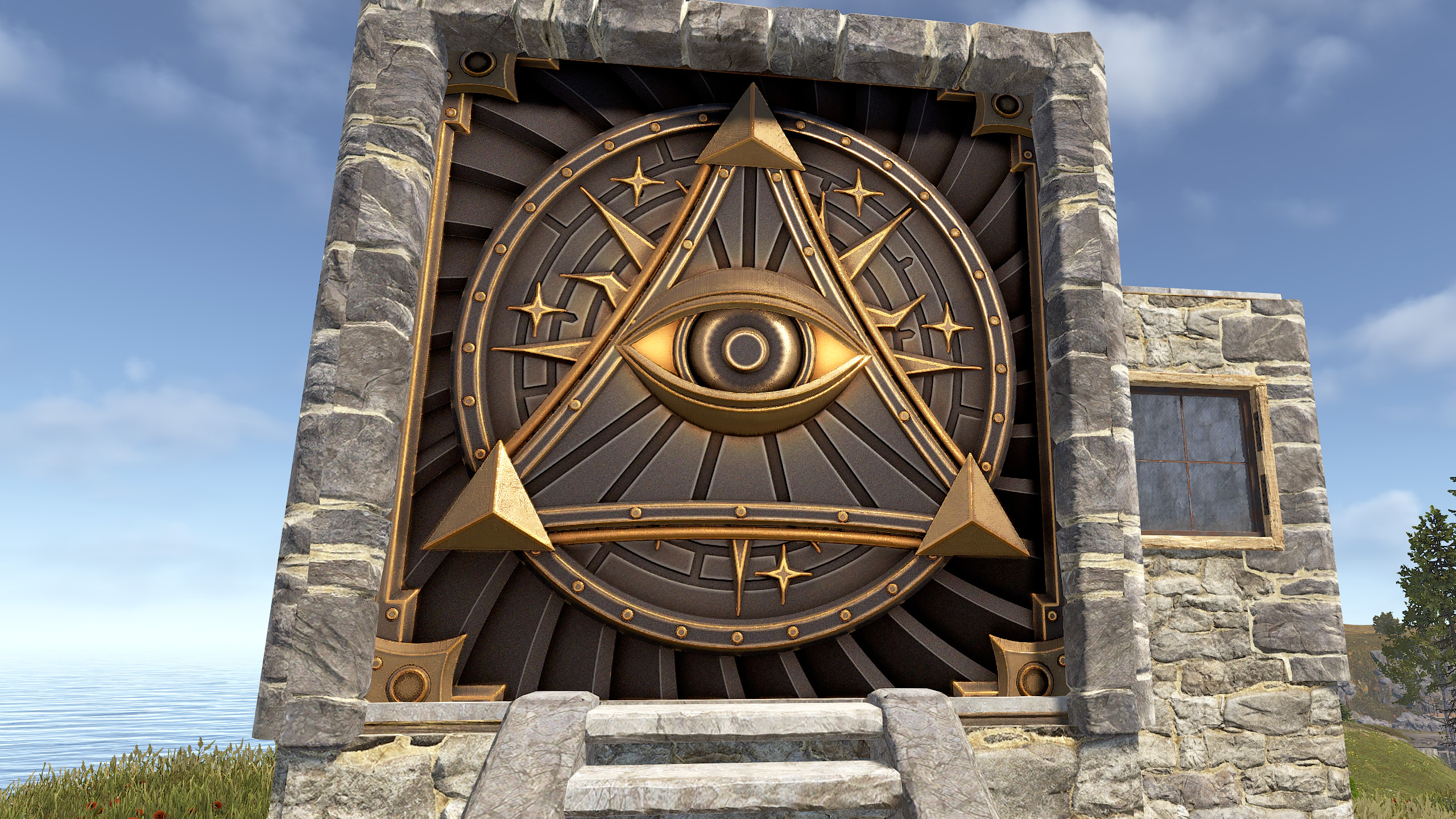 All-Seeing Eye Garage Door thumbnail 6