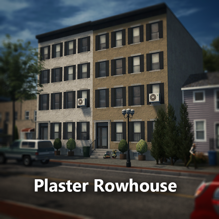Plaster Rowhouse
