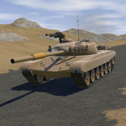 1979 Krasnyy Zavody T-70B MBT (125mm)