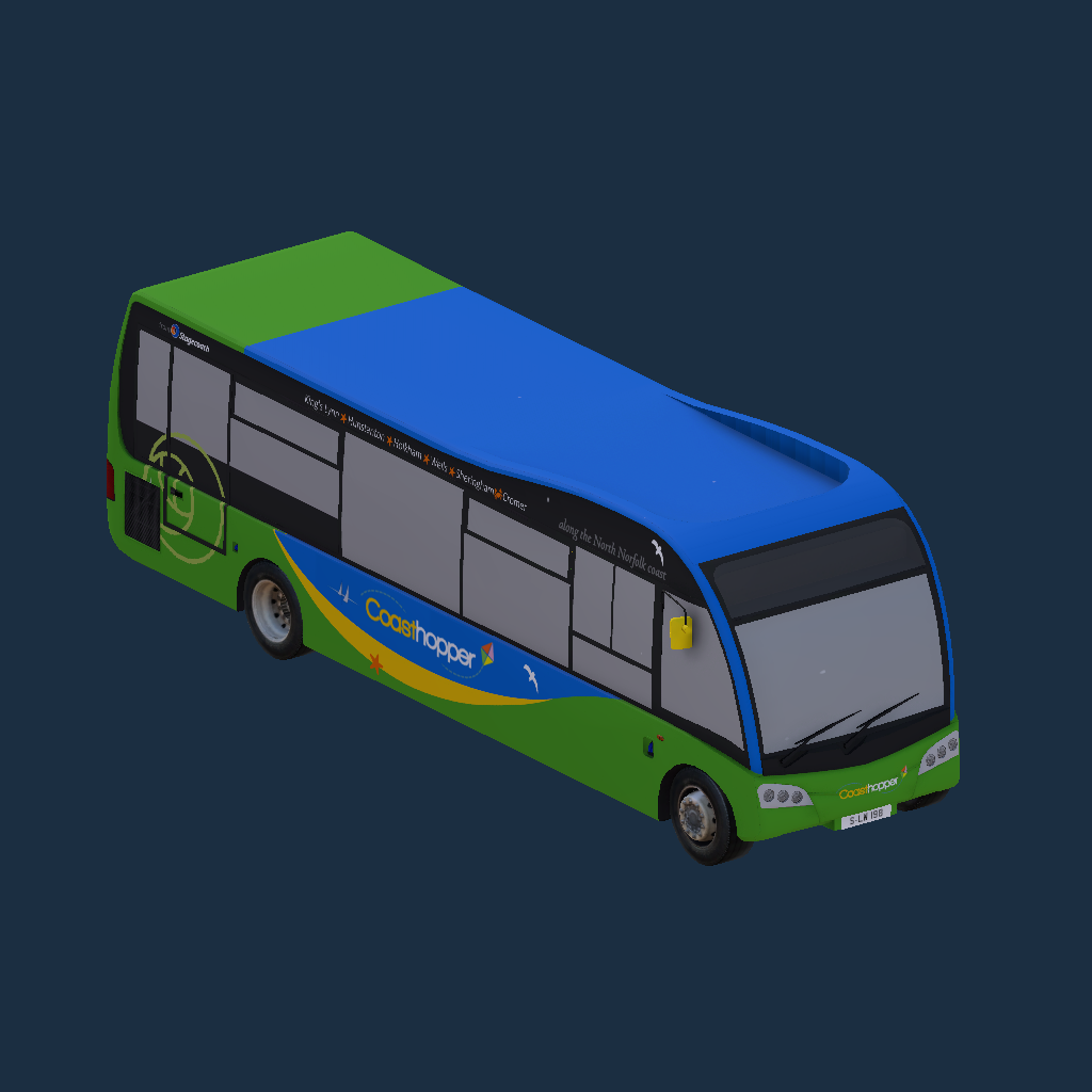 Optare Solo SR M890 Stagecoach Norfolk CoastHopper Branded