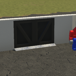 SCP style hydraulic door