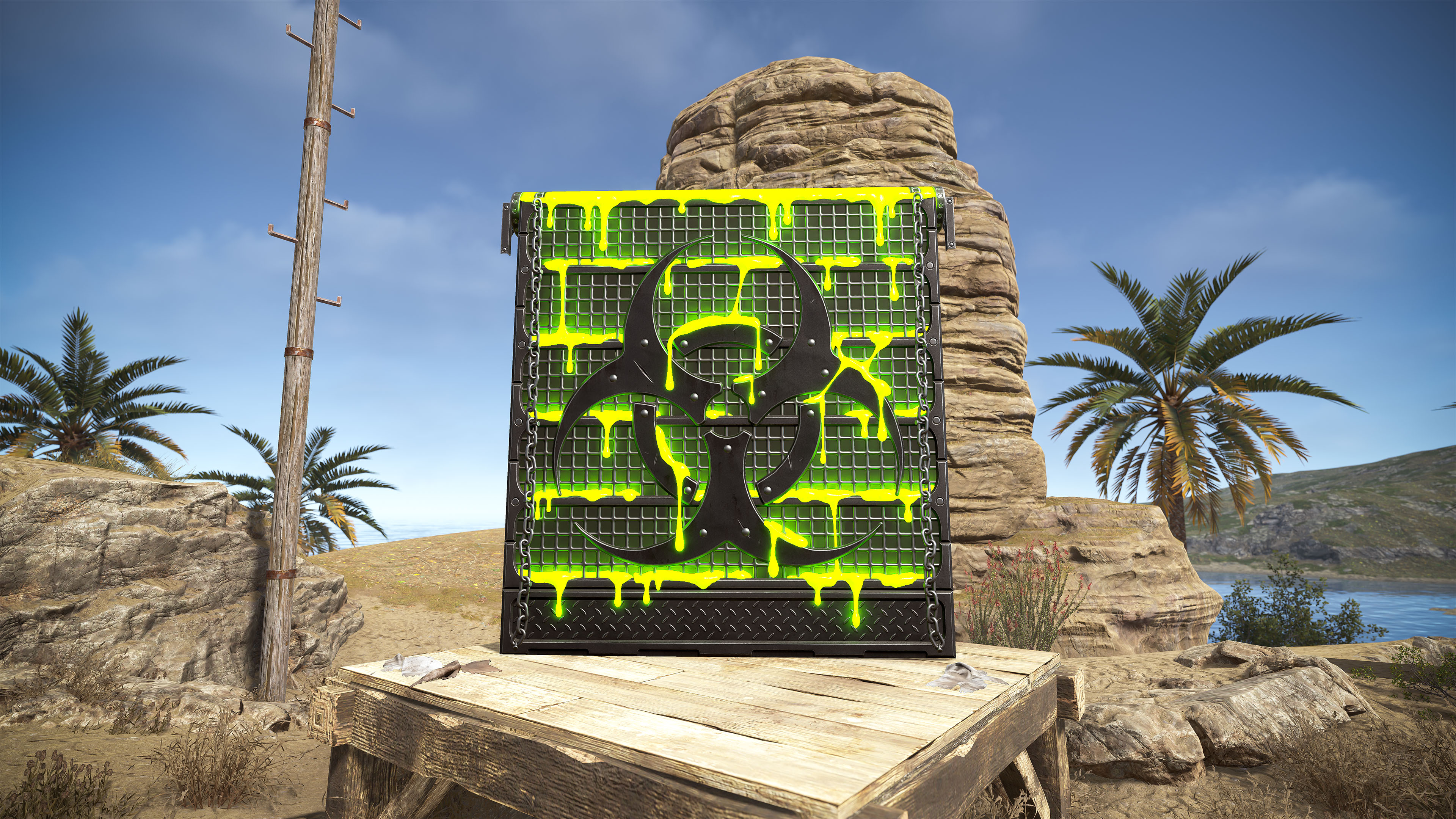 Biohazard Bunker Garage Door thumbnail 3