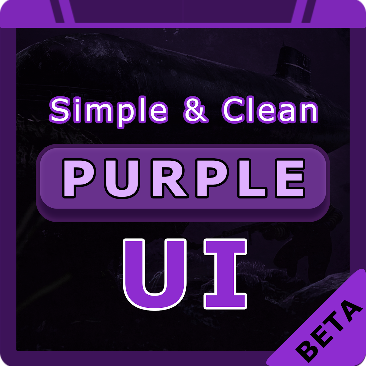 Simple Clean Purple UI – Barotrauma Mod