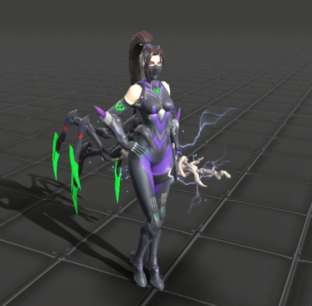 蜘蛛机甲女