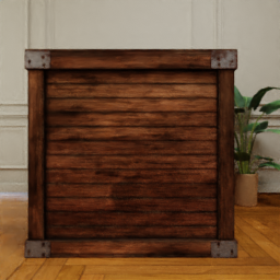 1x1 Meter Wooden Crate