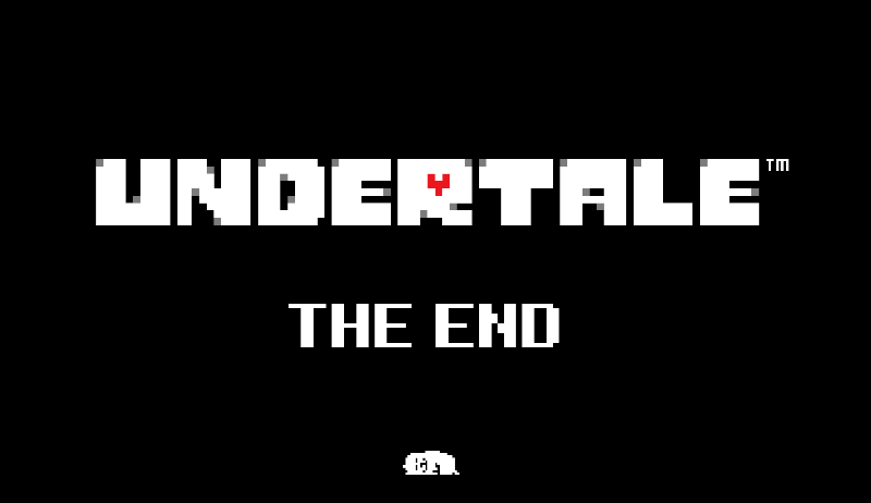 undertale-THE END