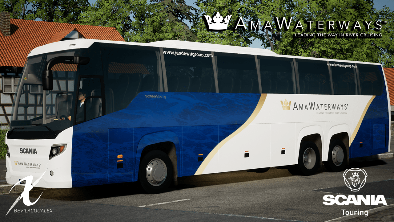AmaWaterways Bus - Scania Touring
