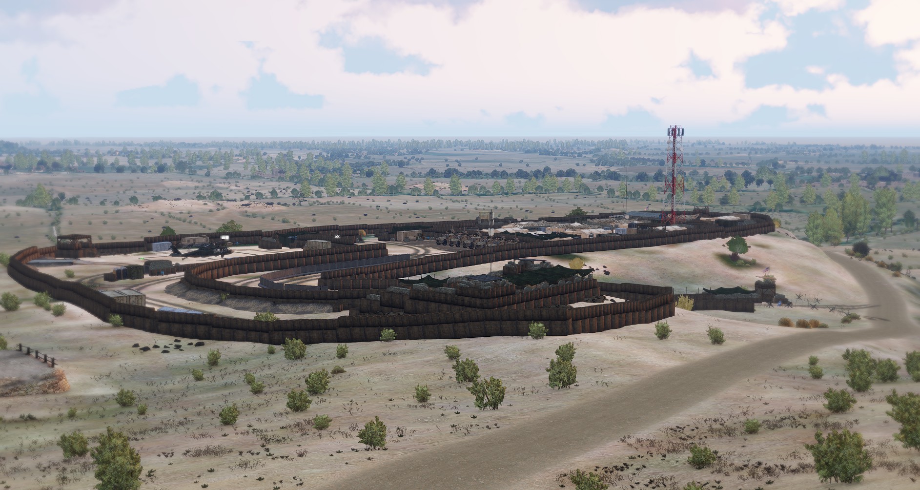 Outpost Baker and checkpoints