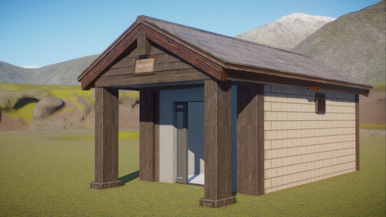 Small custom created hut