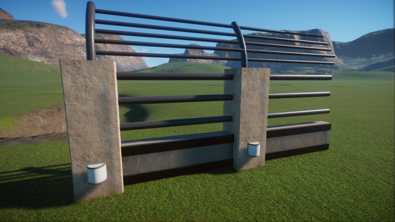 Heavy Security Fence