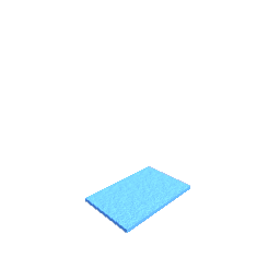 75x50 Bathmat Bright Blue