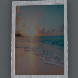 Tropical Beach Framed Picture