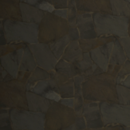 3x3 Gray Jagged Slate Tile