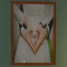 Wedding Photo Medium Bamboo Frame