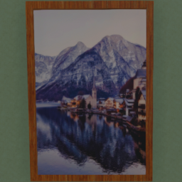 Hallstatt Austria Photo Medium Bamboo Frame