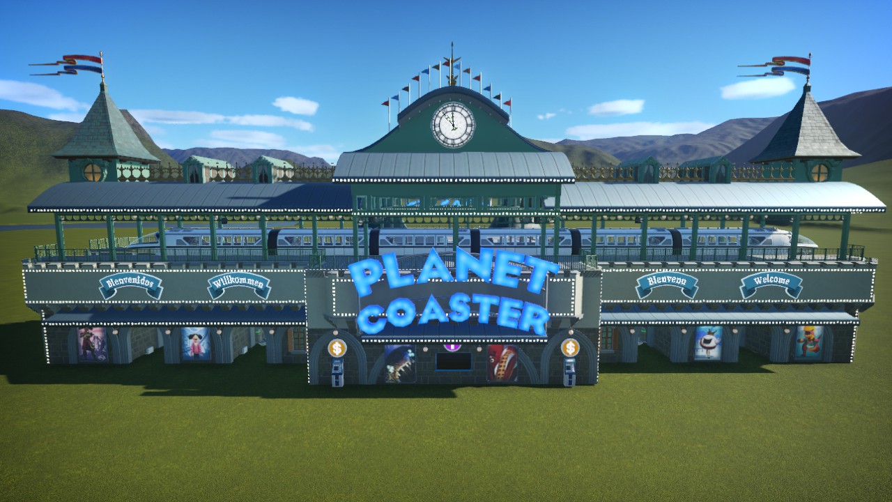 Planet Coaster Main Entrance preview