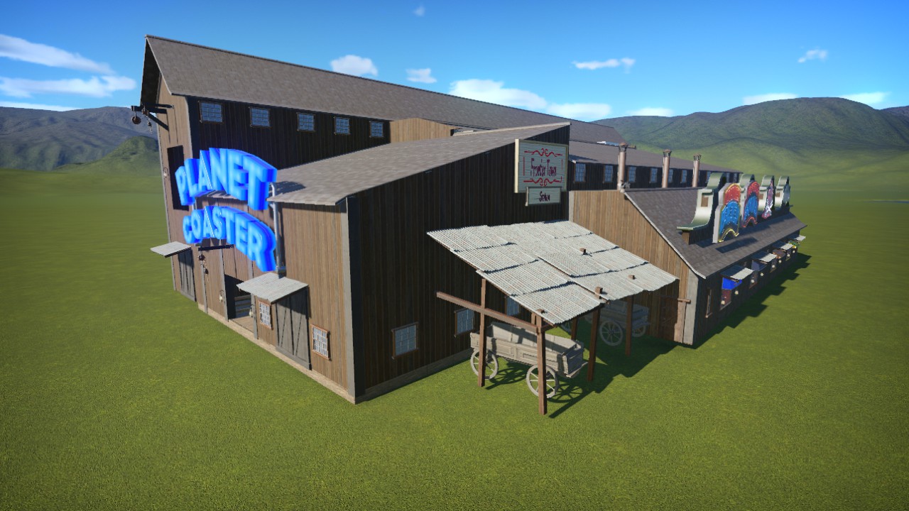 Western Themed Monorail Station preview
