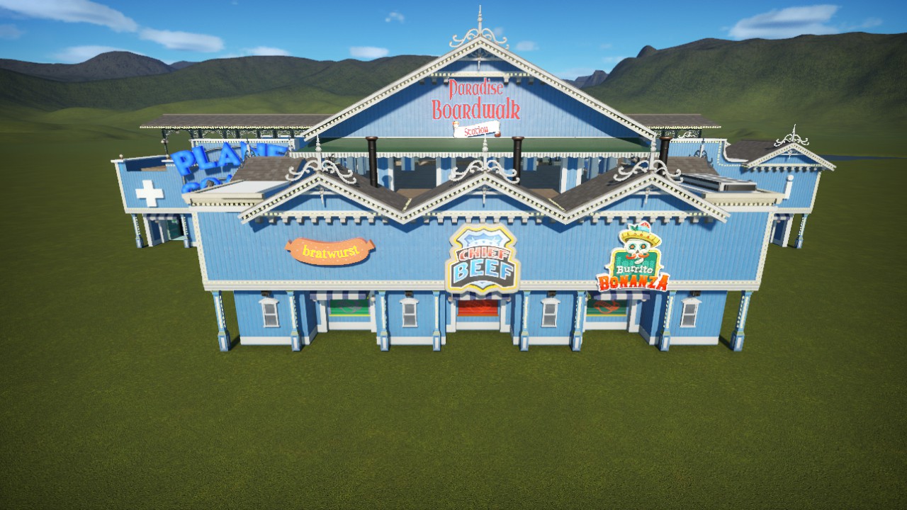 Boardwalk Themed Station
