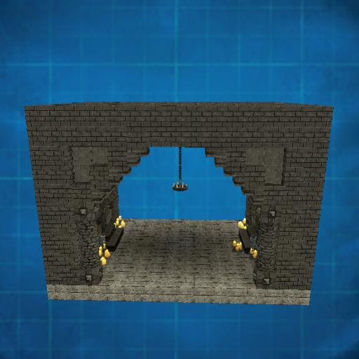 Crypt Corridor - Coffins