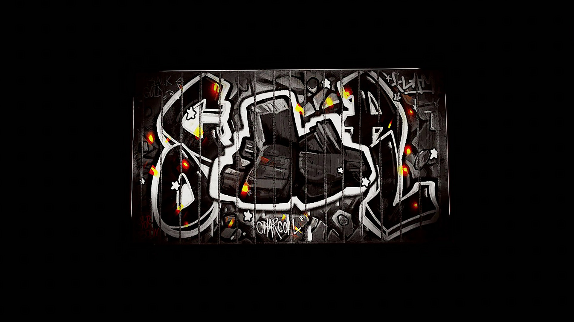 Graffiti Charcoal Storage