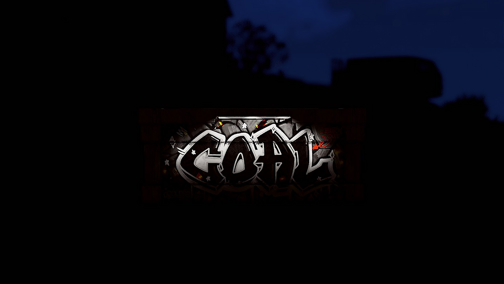 Graffiti Charcoal Storage