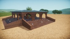 elevated seatng area