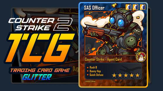 Trading Card Game - SAS Officer - GLITTER