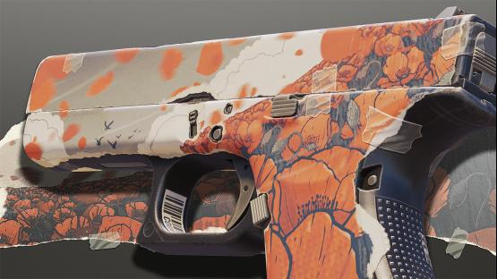 Glock-18 | Paper Collage (Windblown Poppies)