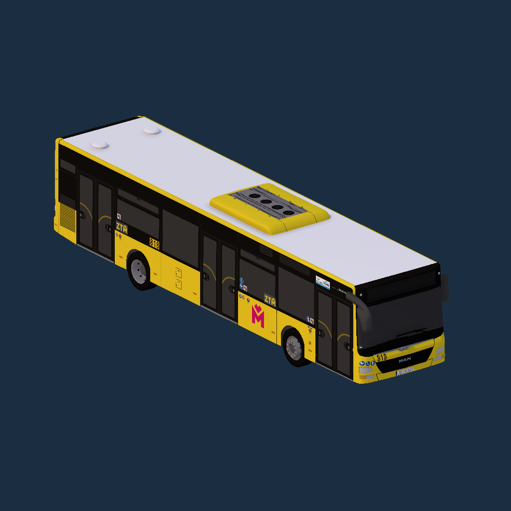 PKM Katowice #818 - MAN Lion's City (A21)