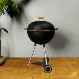 Charcoal Grill, Black