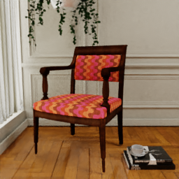 Retro Parlor Chair, Pattern 4