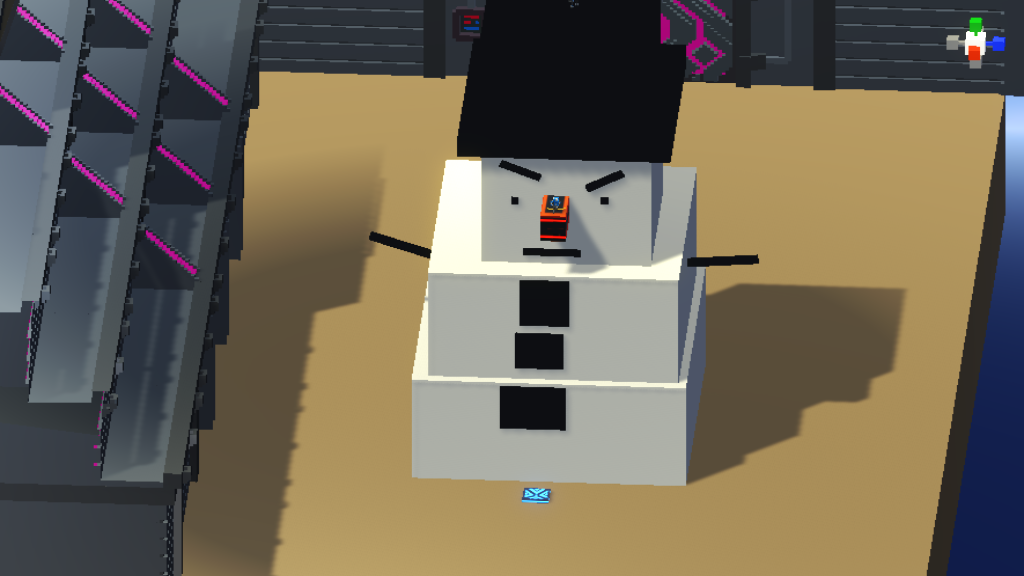 big snow man