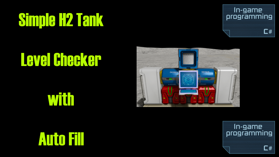 Simple H2 Tank Level Check - Refill preview
