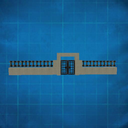 Fence with a gate