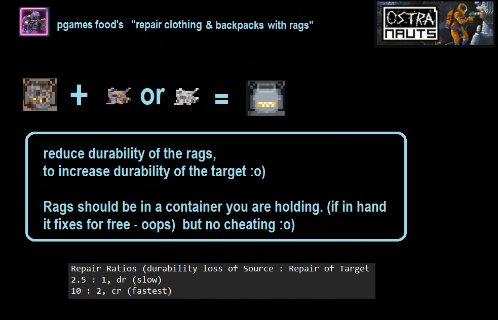 PGF Repair with Rags