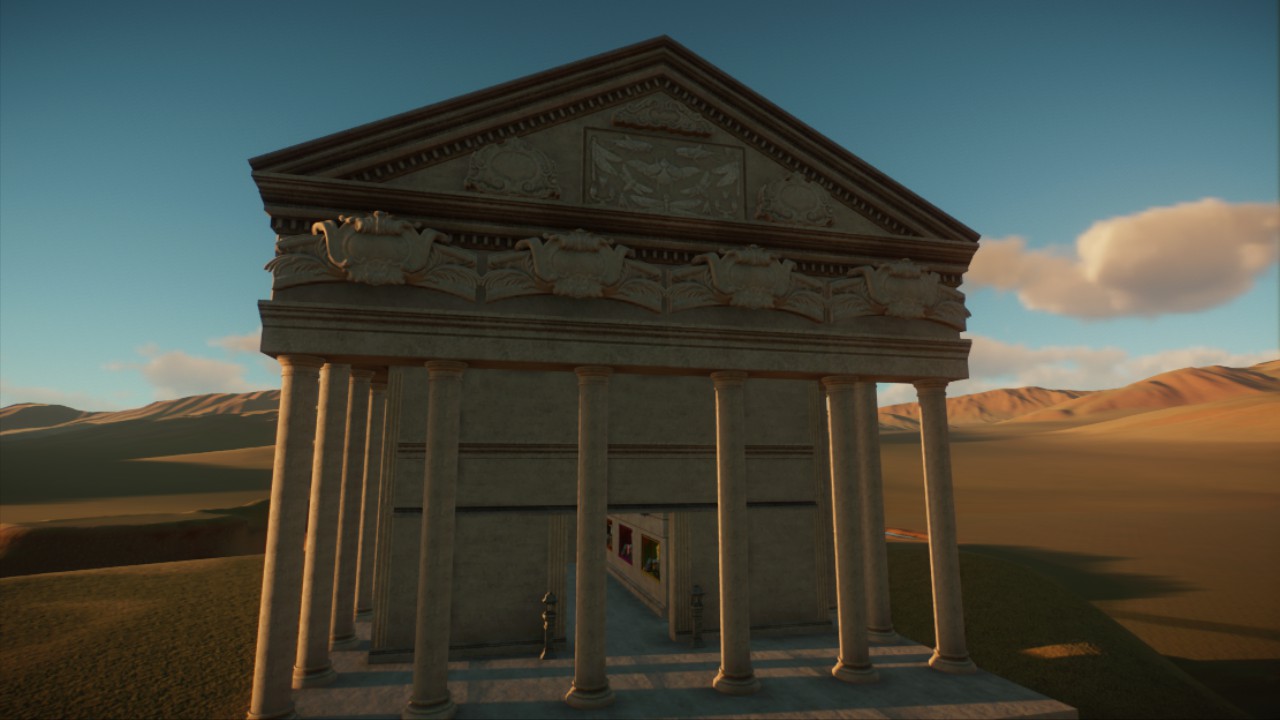 Ancient greece style temple preview