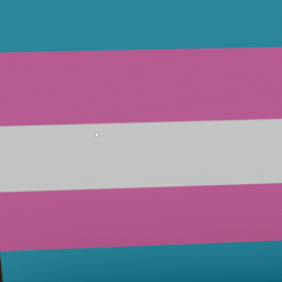 1x1 Transgender Pride ACCENT ONLY Slider Square