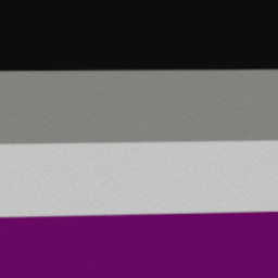 1x1 Corner Asexual Pride ACCENT ONLY Slider Square